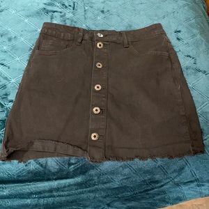 shein-medium skirt-black